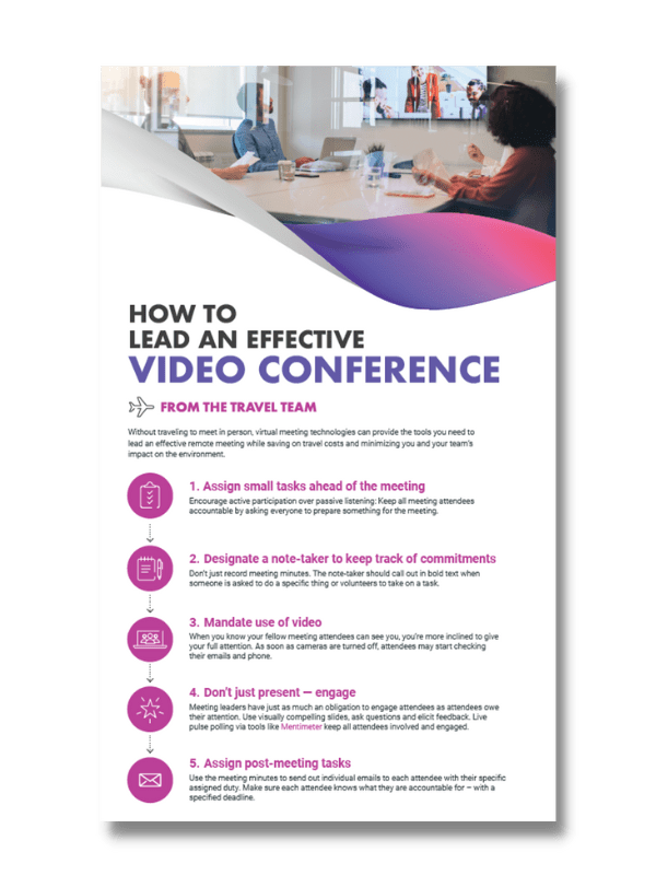 Finastra How to Lead an Effective Video Conference Guide