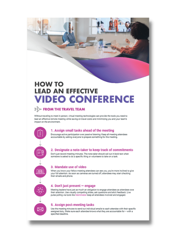 Finastra How to Lead an Effective Video Conference Finastra How to Lead an Effective Video Conference Guide