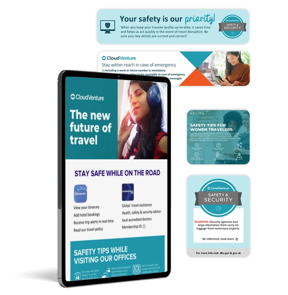 Deliver clear guidance on traveler safety