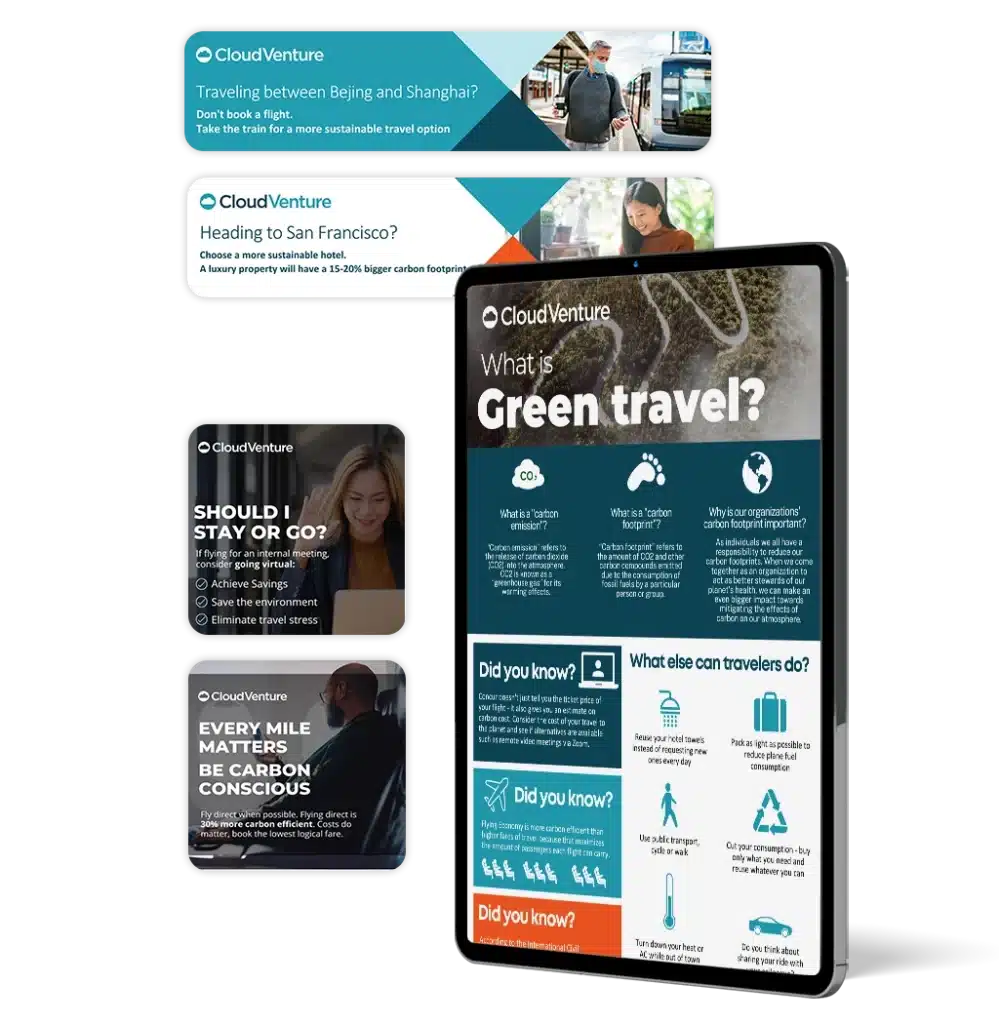 Embed sustainability across your travel program