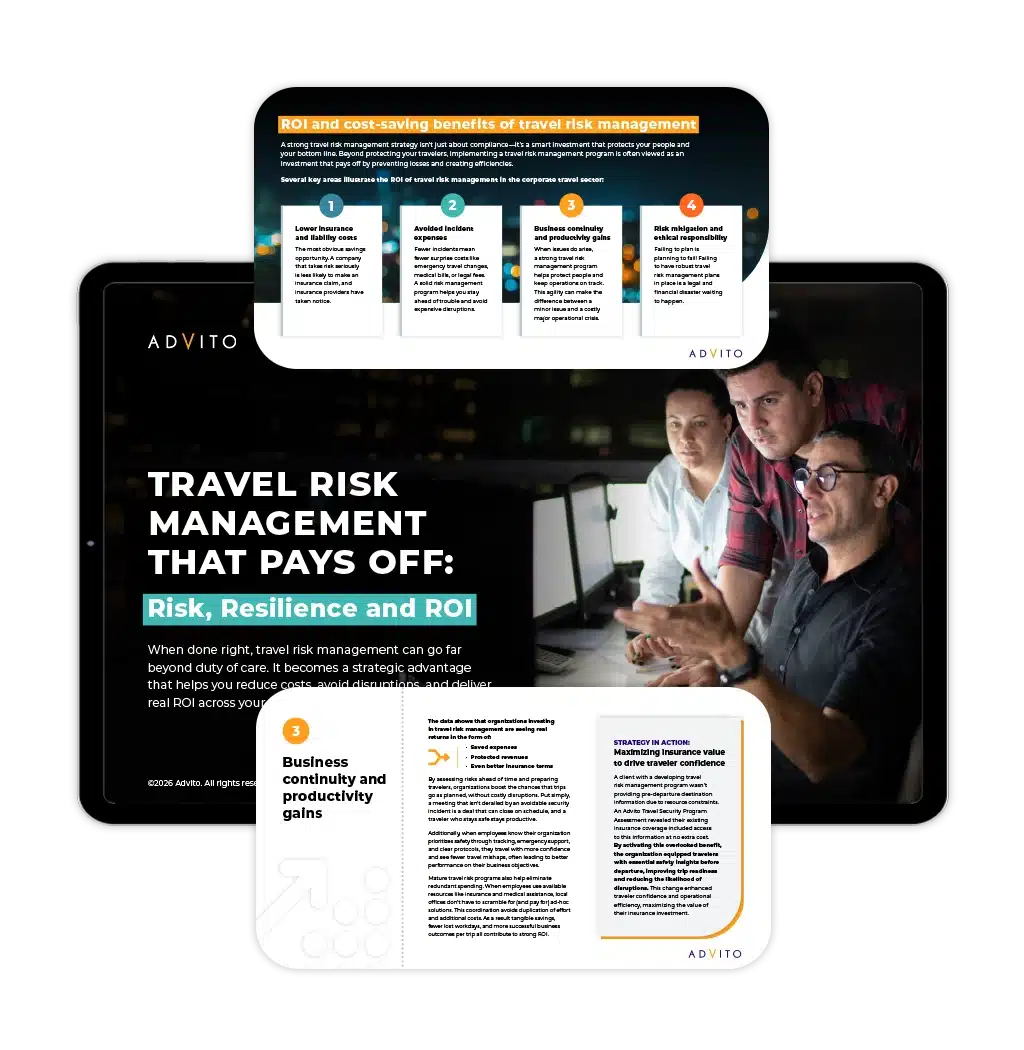 Turn travel risk in ROI